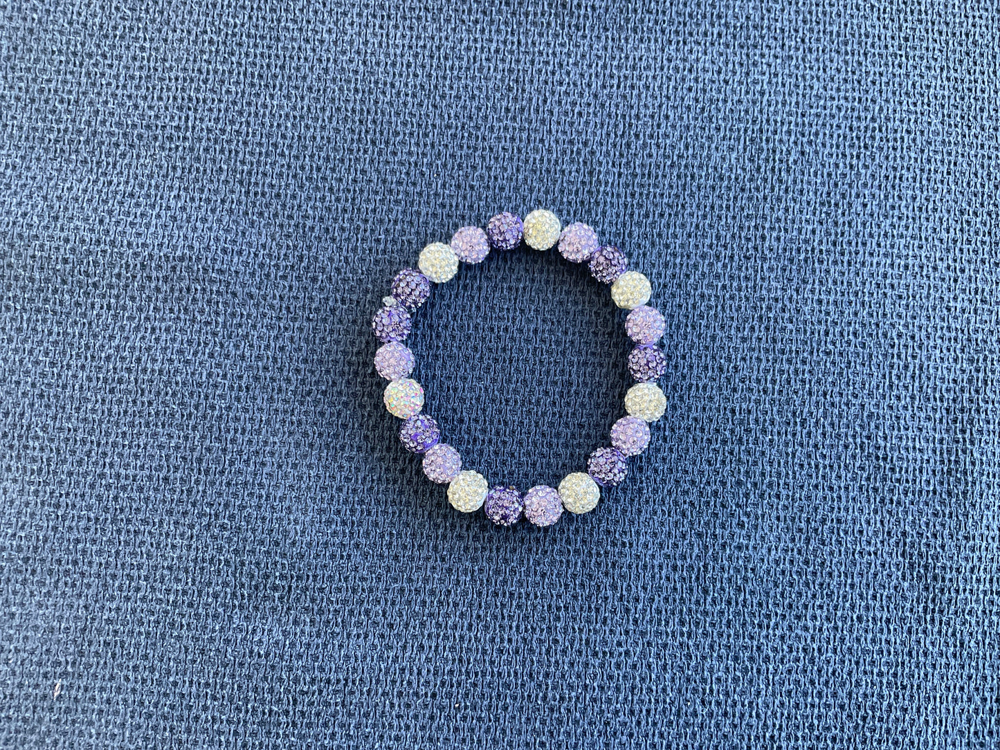 Purple and white Braclet youth